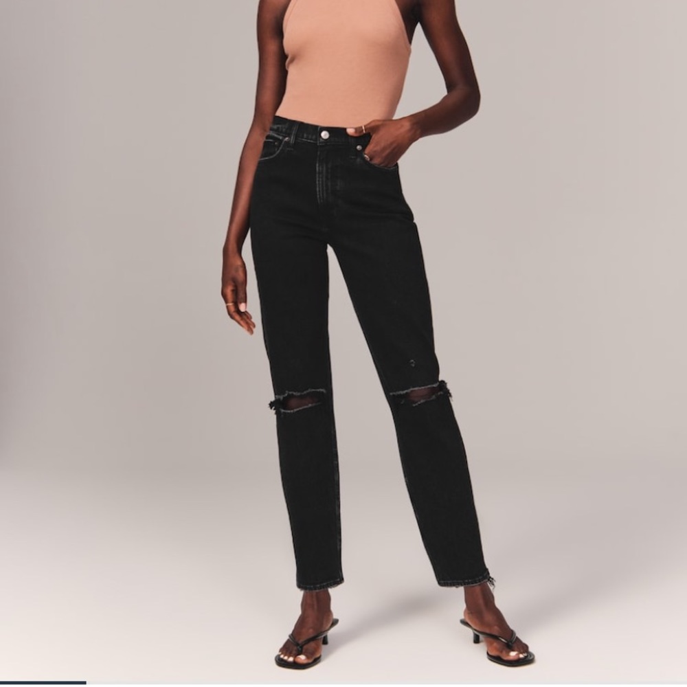 Abercrombie mom jean!